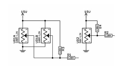 linear potentiometer circuit diagram