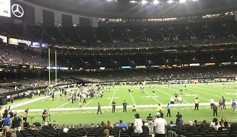 Superdome Section 121 - New Orleans Saints - RateYourSeats.com