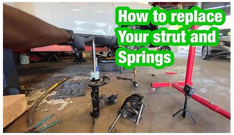 Jeep Cherokee front struts replacement - YouTube