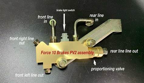 chevy proportioning valve diagram
