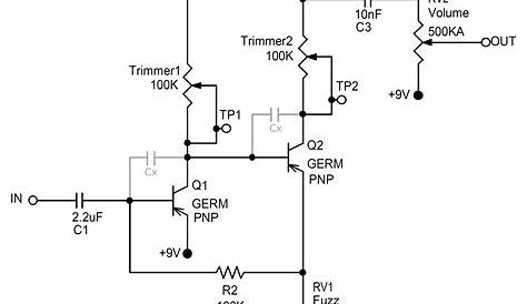 Guitar Fuzz Pedal Schematic