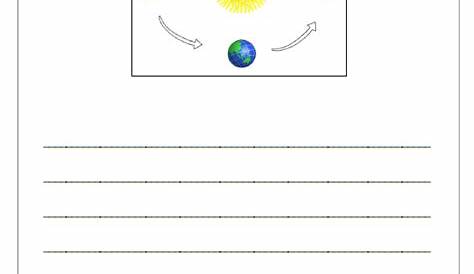 earth rotation free printable worksheets