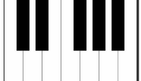 piano keyboard diagram sheet
