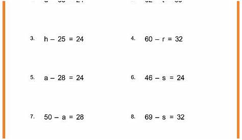 pre algebra worksheet for 6th graders