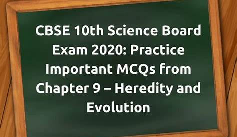 CBSE 10th Science Board Exam 2020: Practice Important MCQs from Chapter