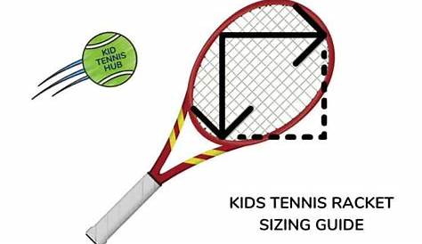youth tennis racket size chart