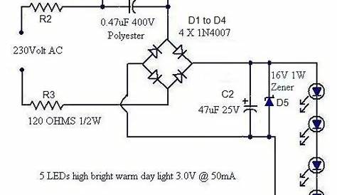 20 led circuit diagram