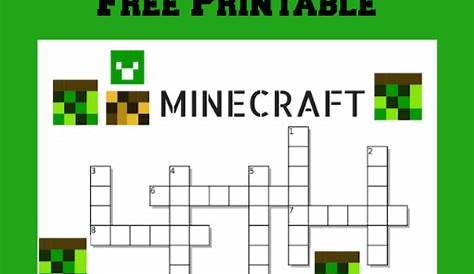 use tnt in minecraft crossword