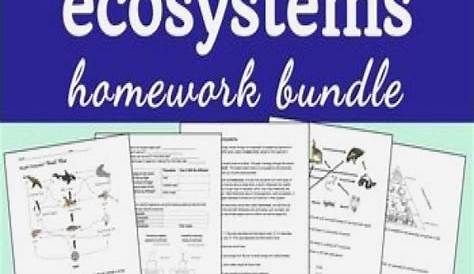 energy through ecosystems worksheet