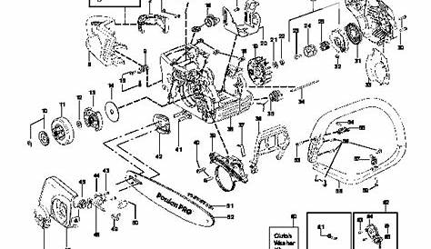 poulan pro p46zx parts manual