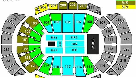 8 Pics Sprint Center Seating Chart With Rows And Seat Numbers And