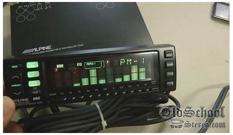 Car audio speakers: Alpine 3342 graphic equalizer for sale