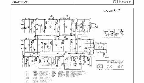 GIBSON GA-20RVT SCHEMATIC Service Manual download, schematics, eeprom