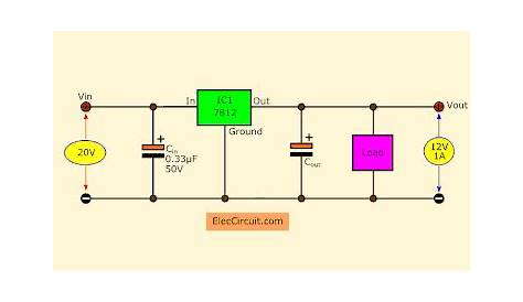 Simple Designing 12V 5A Linear Power Supply | ElecCircuit.com