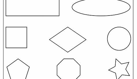 shapes for toddlers printable