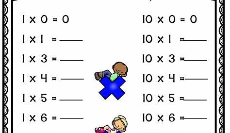 Construimos las tablas de multiplicar (10) – Imagenes Educativas