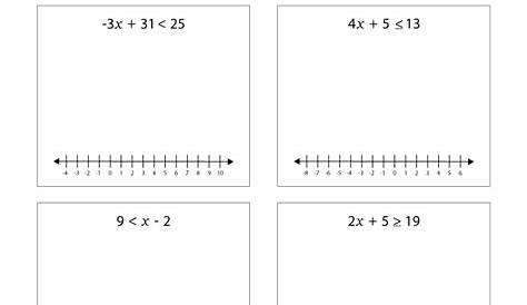 two steps equations worksheets