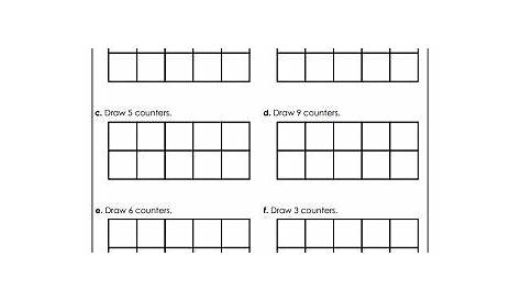 the ten frames worksheet is shown in this printable activity for