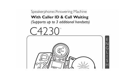 Clarity Telephone C4230 User manual | Manualzz