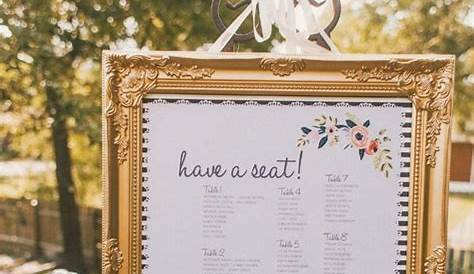 30 Most Popular Seating Chart Ideas for Your Wedding Day
