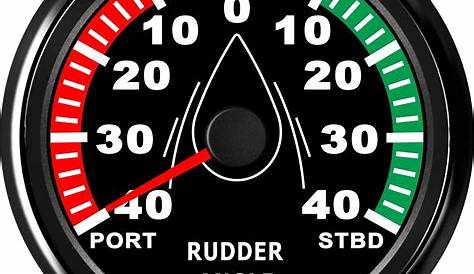 setup rudder angle indicator