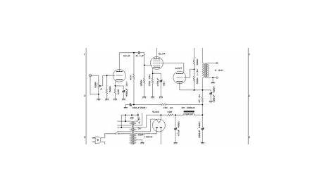 el34 push-pull amplifier schematic