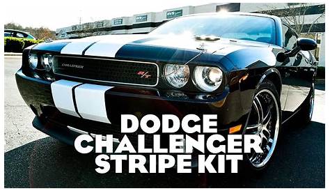Dodge Challenger RT Stripe Kit - YouTube
