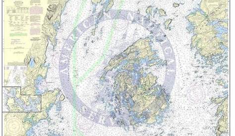 NOAA Nautical Chart 13305: Penobscot Bay;Carvers Harbor and Approaches