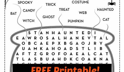 halloween activity sheets printable