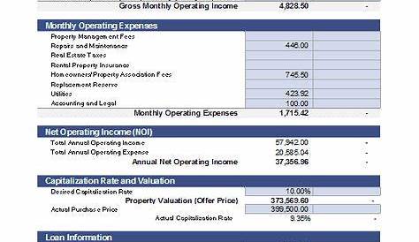 Fha Rental Income Calculation Worksheet