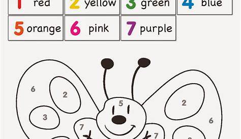 printable color by number for kids
