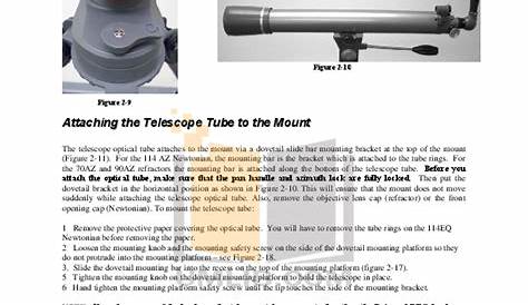 PDF manual for Celestron Telescope AstroMaster 114EQ