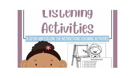 listening activities for kindergarten