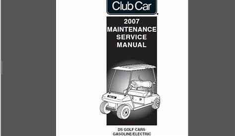 club car repair manual