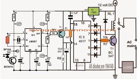 simple remote control circuit diagram