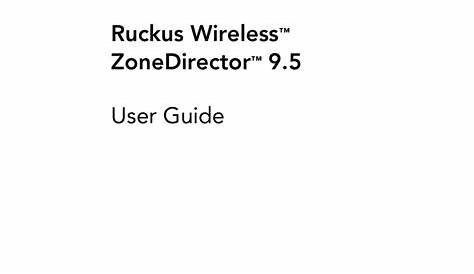 ruckus zonedirector 1100 manual
