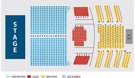 westbury music fair seating chart with seat numbers