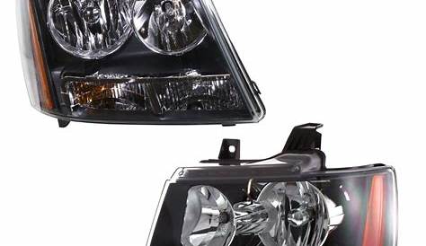Headlight Set For 2007-2014 Chevrolet Tahoe Suburban 1500 Left & Right