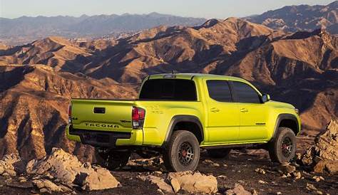 toyota 2022 tacoma colors