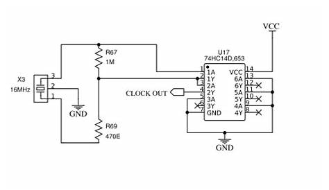 Simple 16 MHz Crystal Oscillator Circuit (High frequency oscillator)