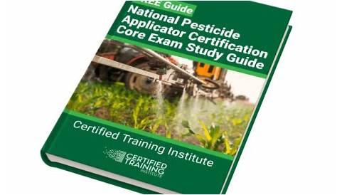 national pesticide applicator certification core manual