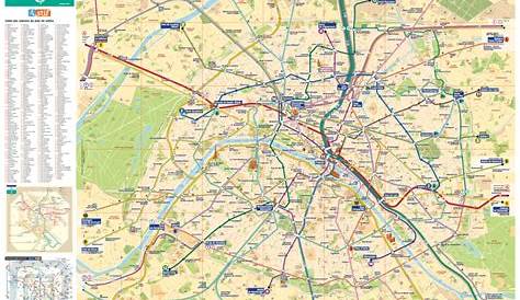 printable paris metro map