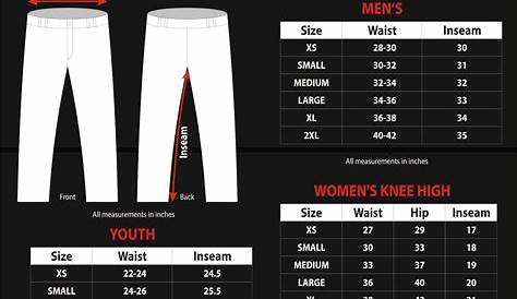 nike softball pants size chart