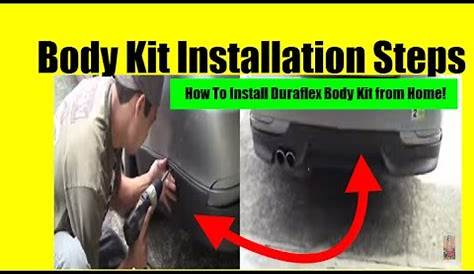 how to install wide body kit
