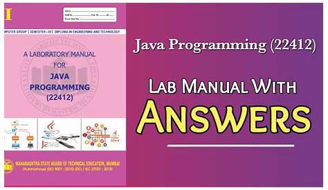 lab manual answers