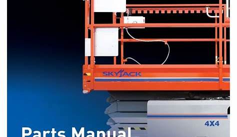 SKYJACK SJ6826 RT (MARCH 2011) Part Manual PDF Download - Service