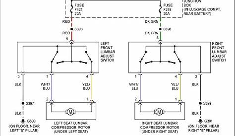 cadillac seat wiring diagram