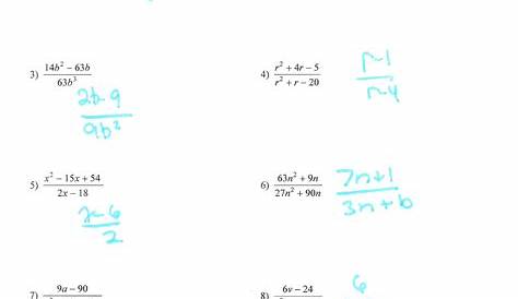 math expressions worksheet