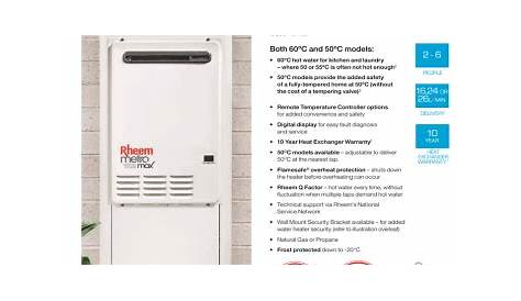 rheem water softener manual