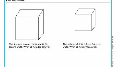 Volume And Surface Area Worksheet Answers